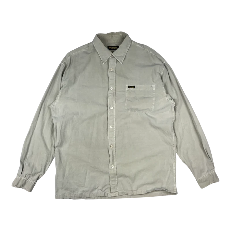 Vintage Wrangler Beige Cotton Shirt XL