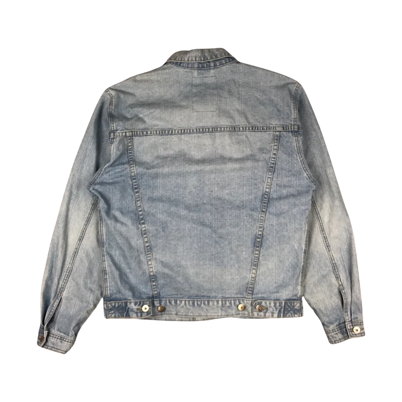 Vintage Angelo Litrico Light Wash Blue Denim Jacket L