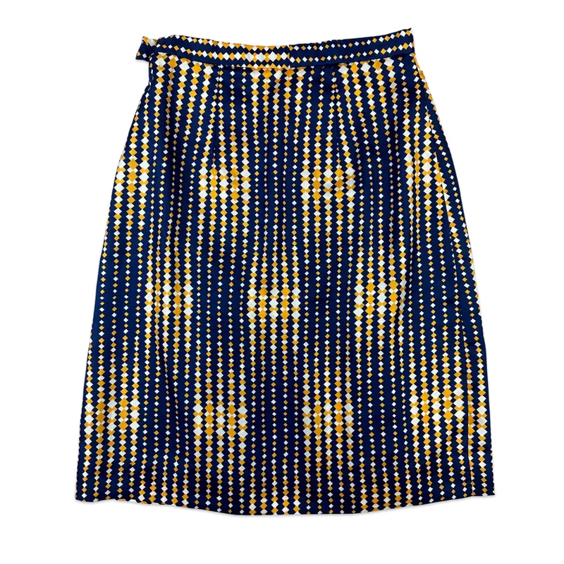 70s Vintage Patterned Skirt 8/10