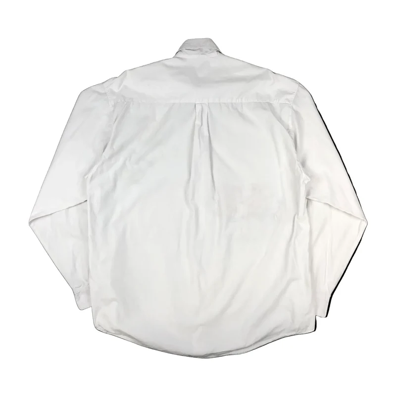 Vintage Carlo Colucci White Embroidered Cartoon Shirt XL