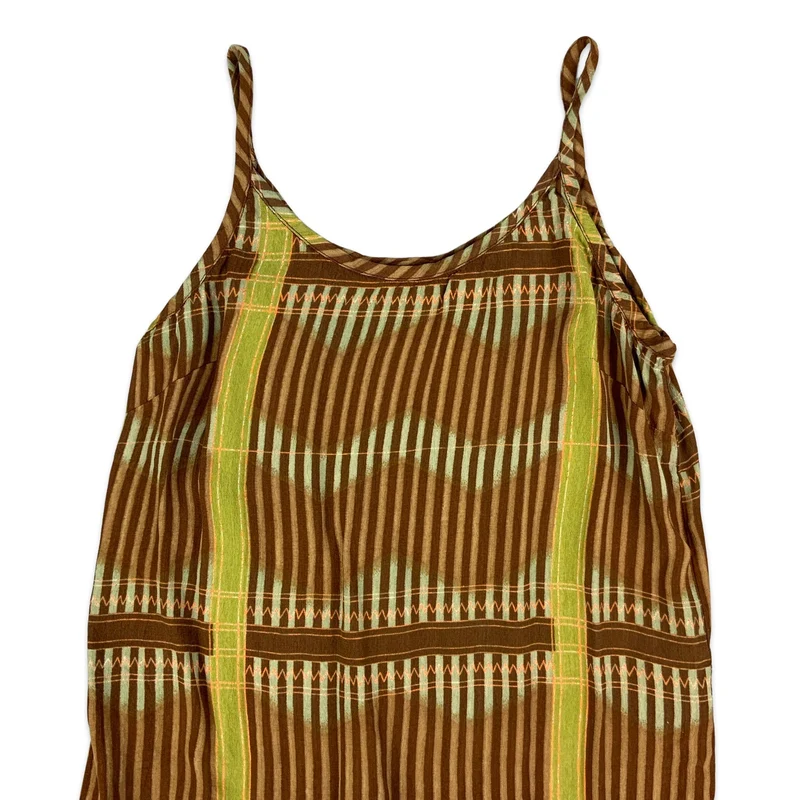 Vintage Brown & Green Cami Top 6 8
