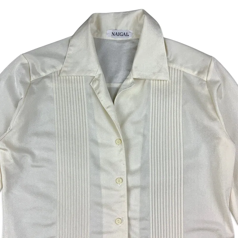 Vintage Cream Blouse 8 10