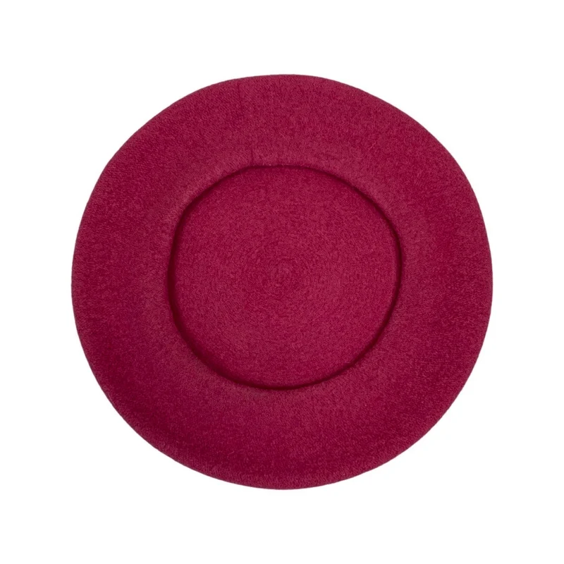 Vintage Raspberry Pink Beret