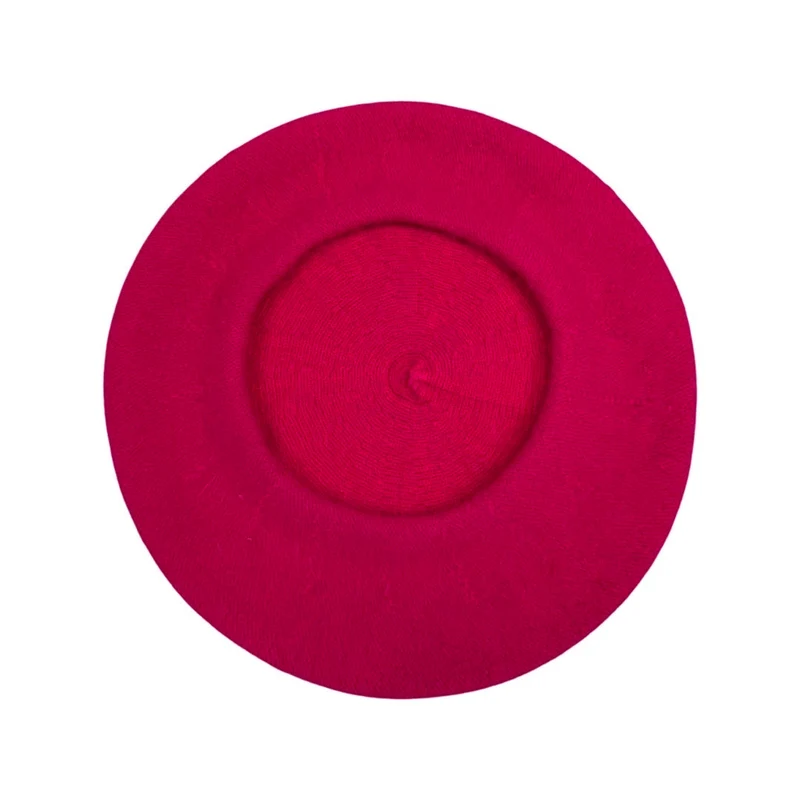Vintage Neon Pink Beret