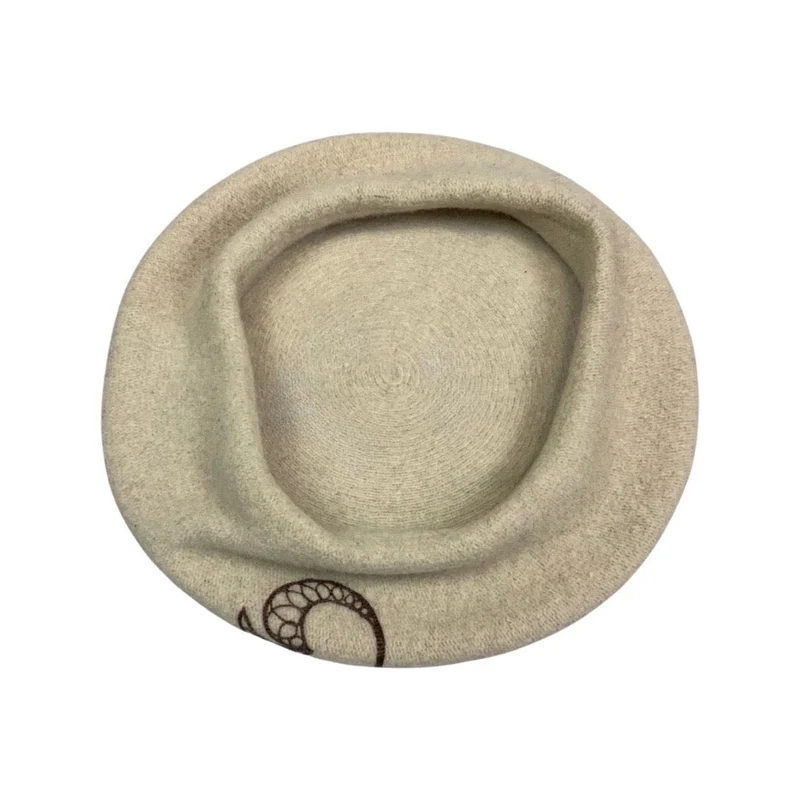Vintage Beige Beret