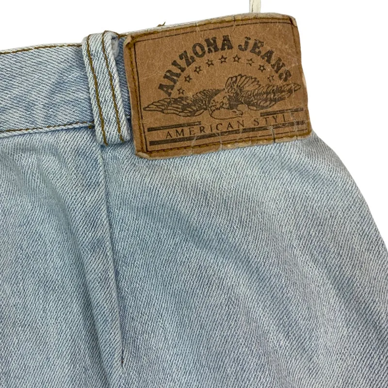 Vintage 90s Arizona Jeans Blue Denim Mini Skirt 10
