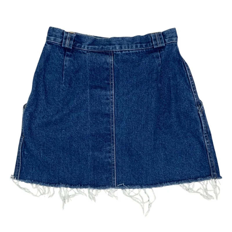 Vintage 90s Denim Mini Skirt 8