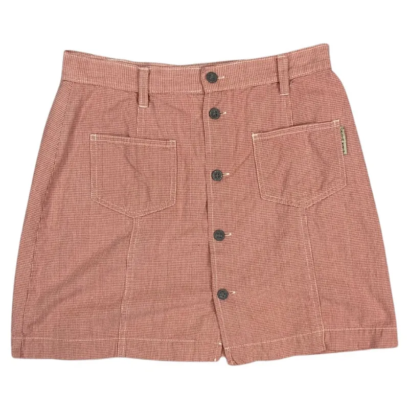 Vintage Y2K Calvin Klein Gingham Denim Mini Skirt 10