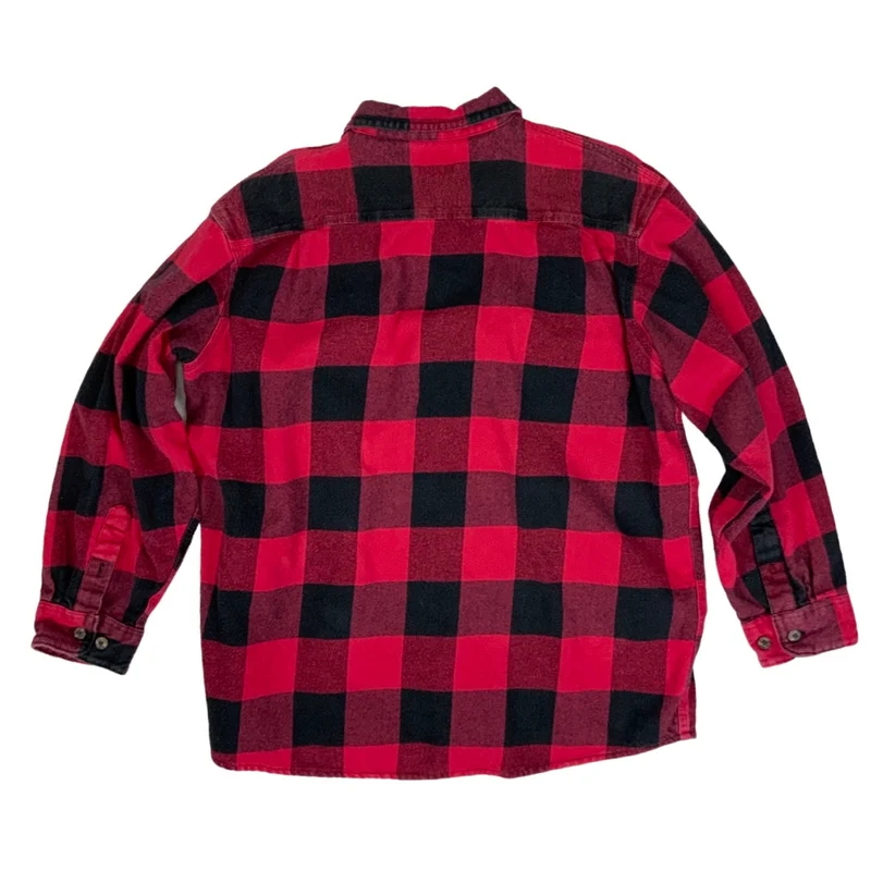 Vintage USA Imported Schmidt Plaid Flannel Shirt XL