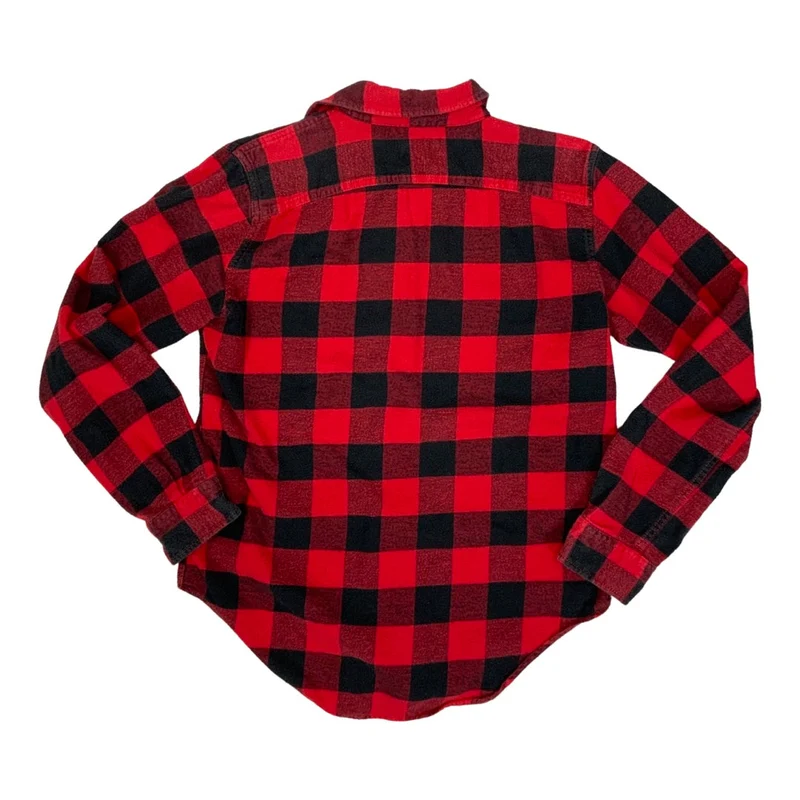 Vintage USA Imported OshKosh Plaid Flannel Shirt M