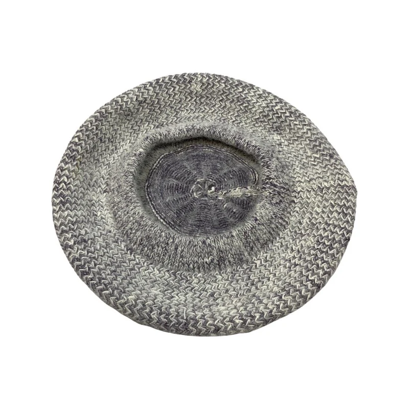 Vintage knitted Marl Beret