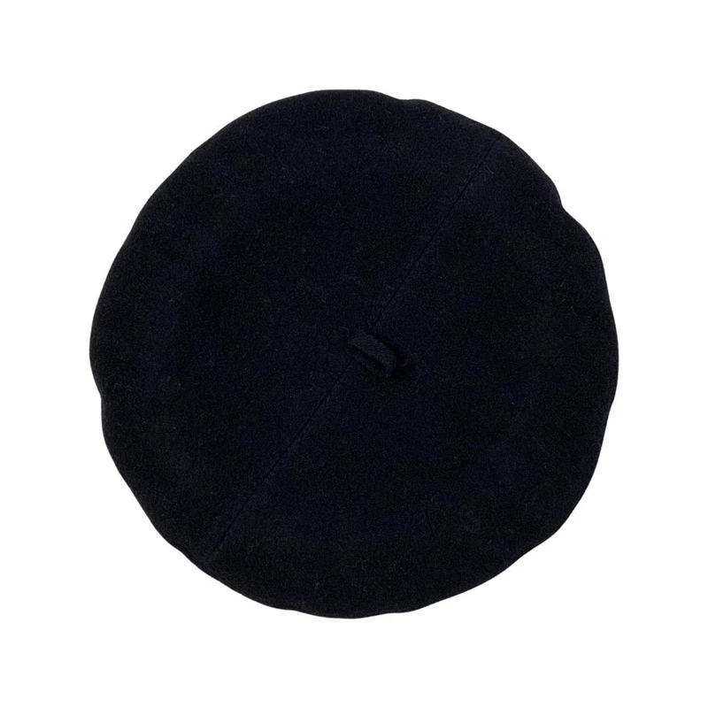 Vintage 80s Navy Blue Beret