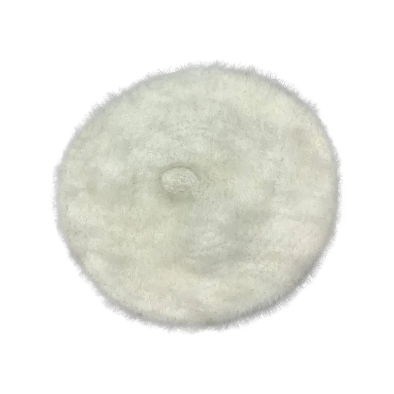 Vintage White Angora Beret