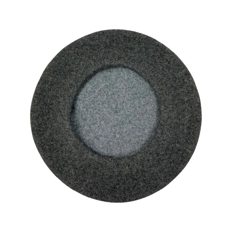 Vintage Grey Two-Tone Beret
