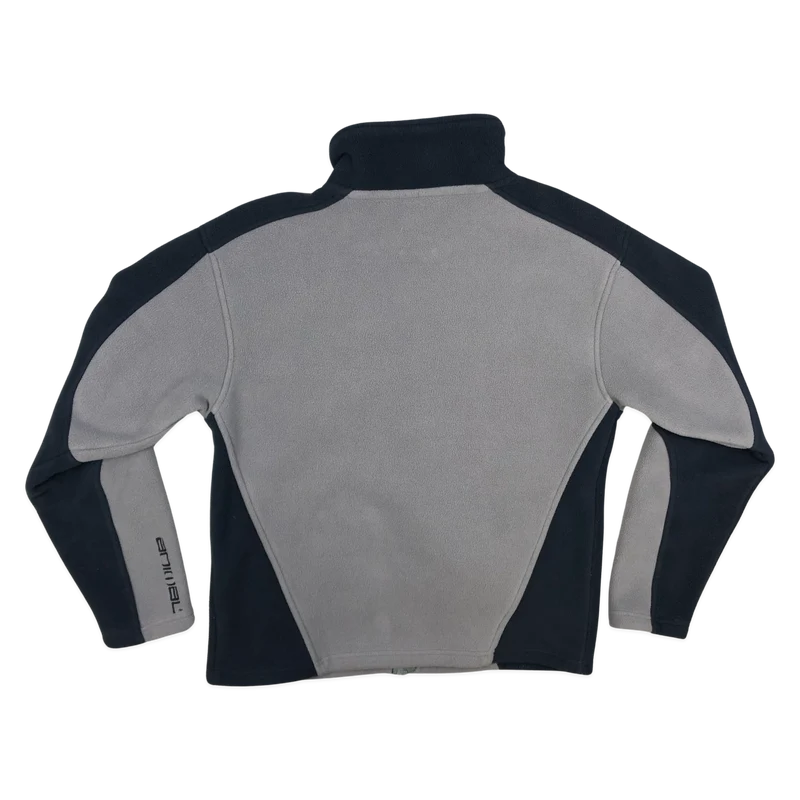 Vintage Animal Grey and Blue Fleece L