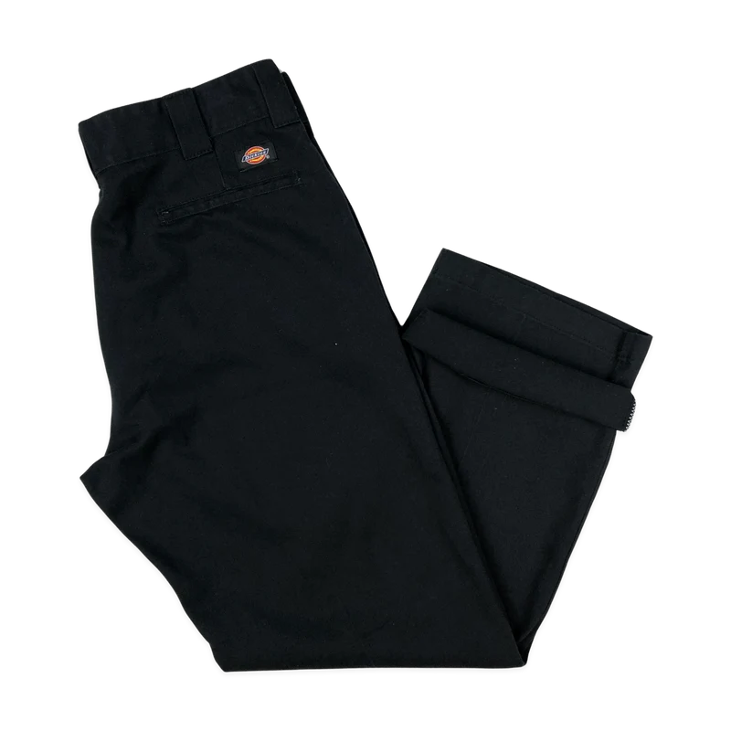 Vintage Dickies 874 Flex Black Trousers 37W 29L