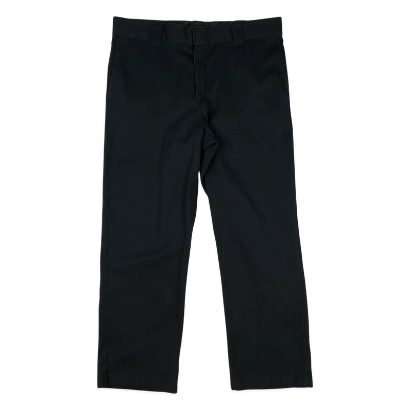 Vintage Dickies 874 Flex Black Trousers 37W 29L