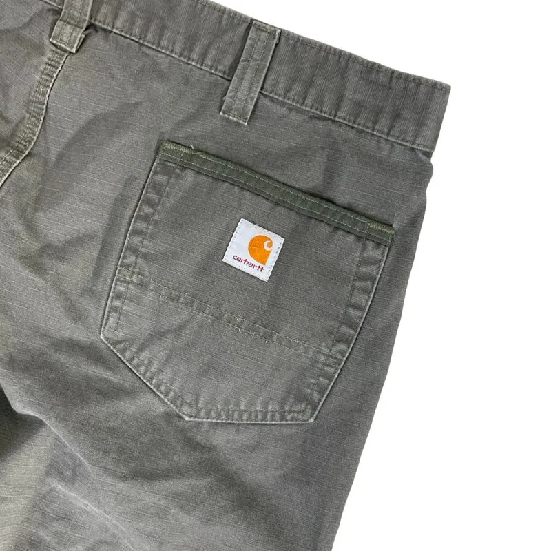 90s Carhartt Charcoal Workwear Cargo Trousers 37W 40L