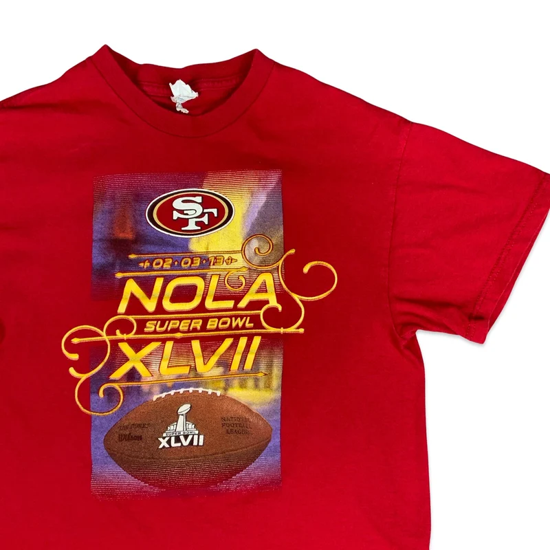 San Francisco 49ers Red Tee XS S