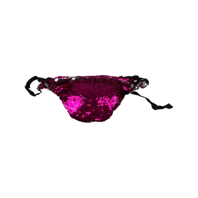 Vintage Pink Sequin Bum Bag