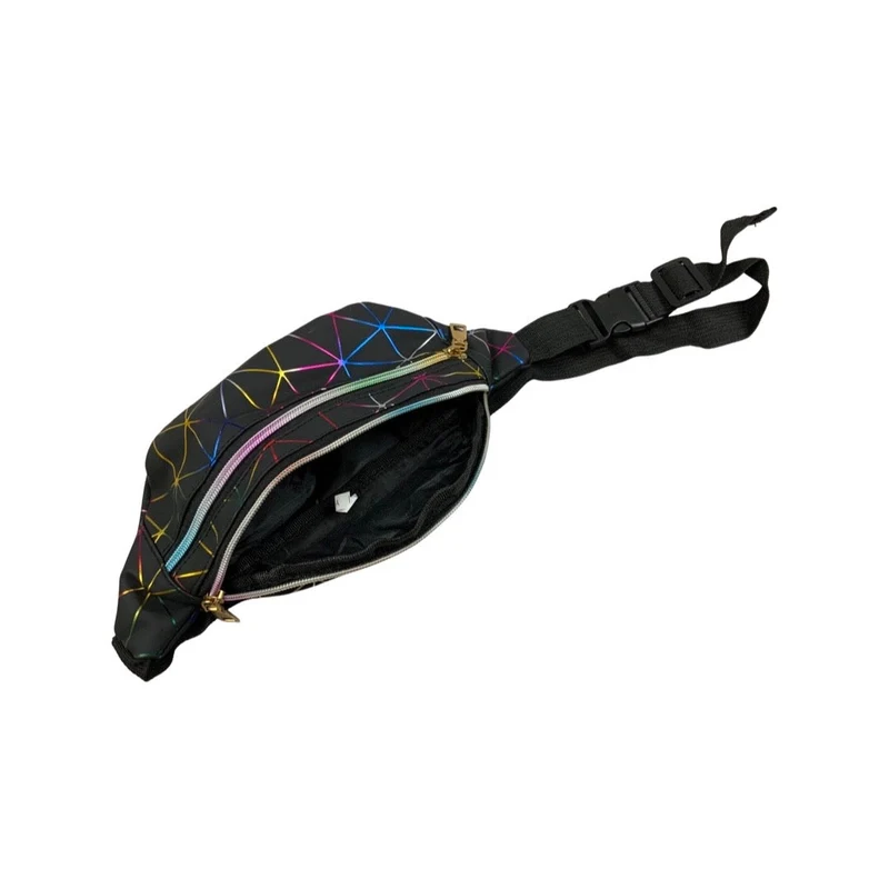 Vintage Multicolour Vinyl Bum Bag