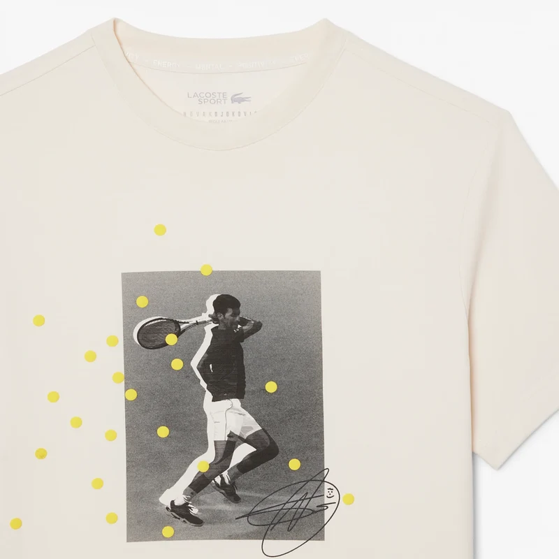 T-SHIRT LACOSTE DJOKOVIC SIGNATURE