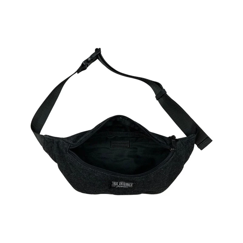 Vintage Black Denim Bum Bag