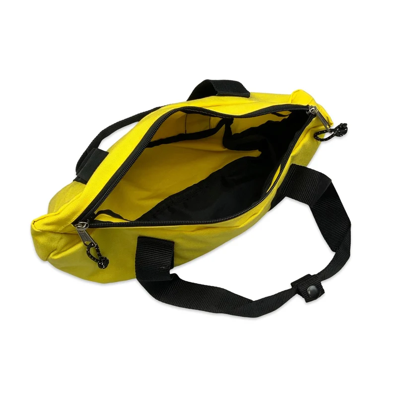 90s Yellow & Black Eastpak Handbag