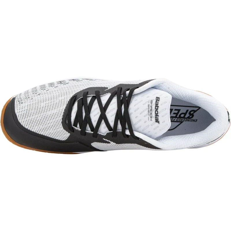 CHAUSSURES BABOLAT HOMME INDOOR SHADOW SPIRIT 2 WHITE/BLACK