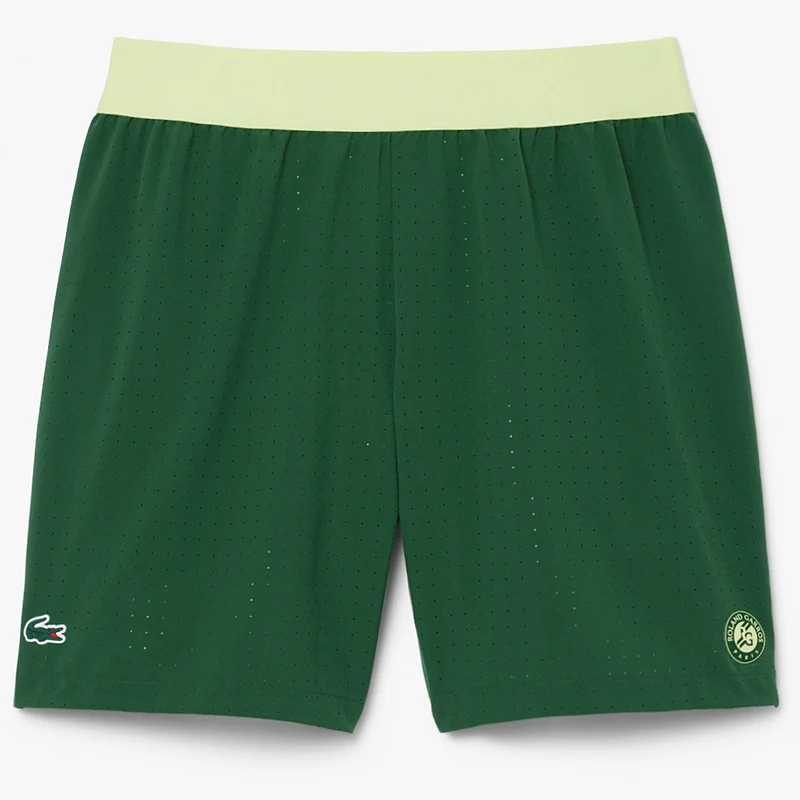 SHORT LACOSTE ROLAND-GARROS JOUEUR ON COURT