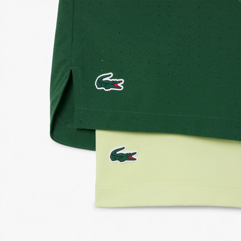 SHORT LACOSTE ROLAND-GARROS JOUEUR ON COURT