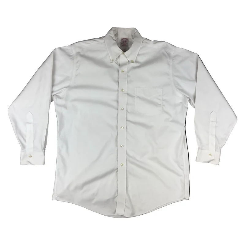 Brooks Brothers White Casual Long Sleeve Button Up Smart Shirt Extra Large