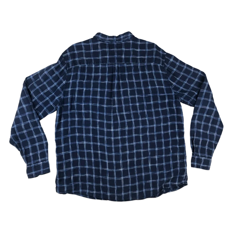 Vintage Wrangler Blue Plaid Shirt XL