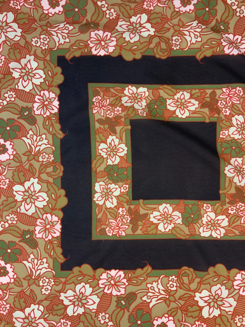 Vintage Floral Scarf
