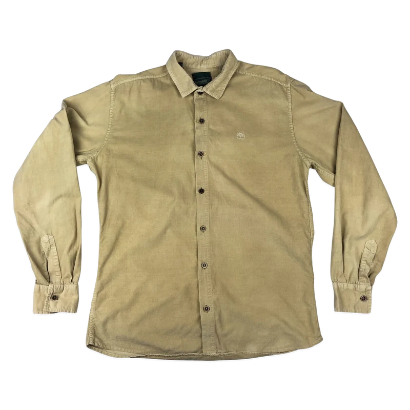 Vintage Timberland Beige Corduroy Shirt M