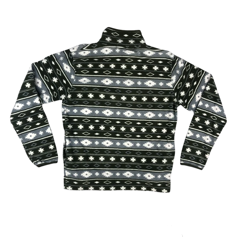 Vintage Aztec Pattern Print Fleece M