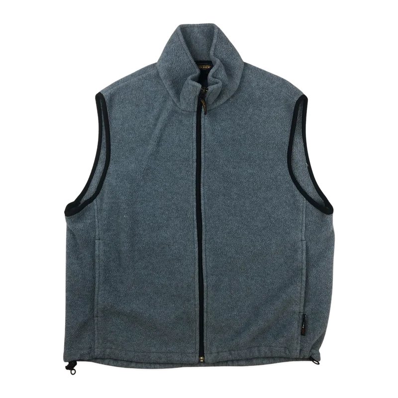 Vintage Woolrich Blue Fleece Gilet L