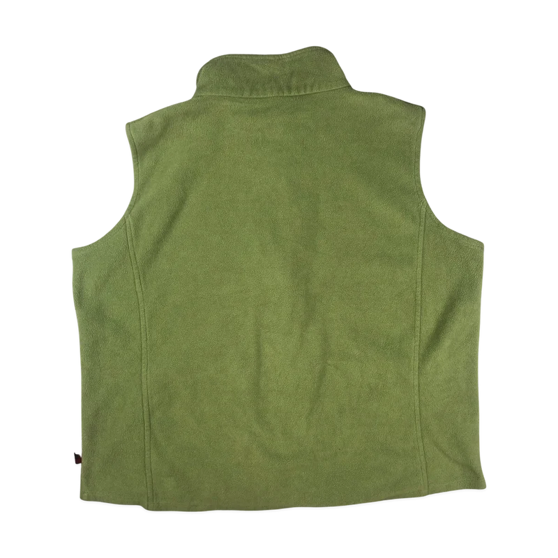 Vintage Woolrich Ladies Green Fleece Gilet 18