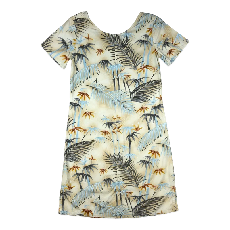 Vintage Leafy Print Dress 10