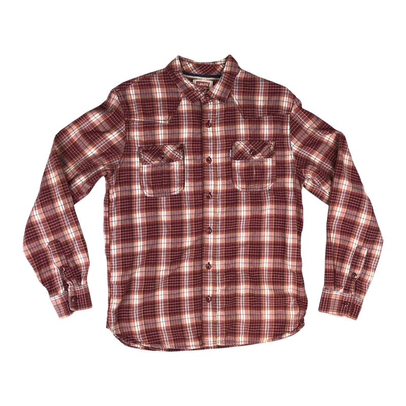 Vintage Red Levi's Plaid Shirt M
