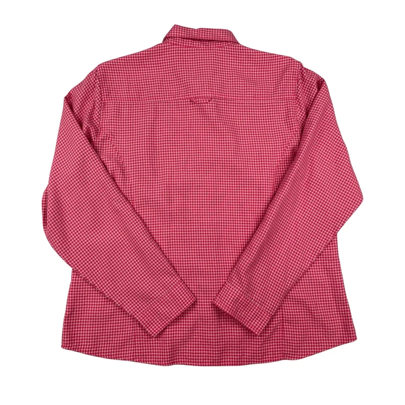 Columbia Sportswear Company Pink Plaid Checked Casual Shirt Large 16