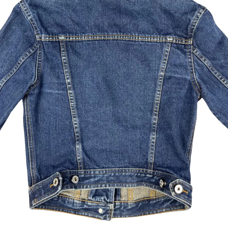 Vintage Ladies Denim Jacket Dark Blue 8