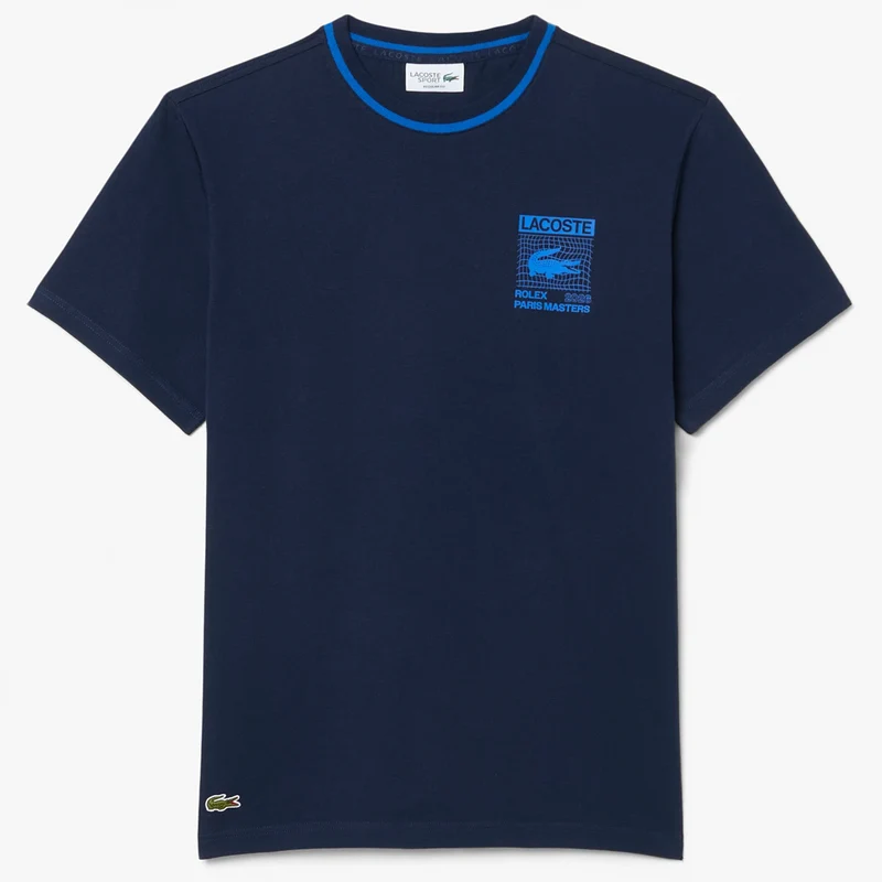 T-SHIRT LACOSTE ROLEX PARIS MASTERS GRAPHIC