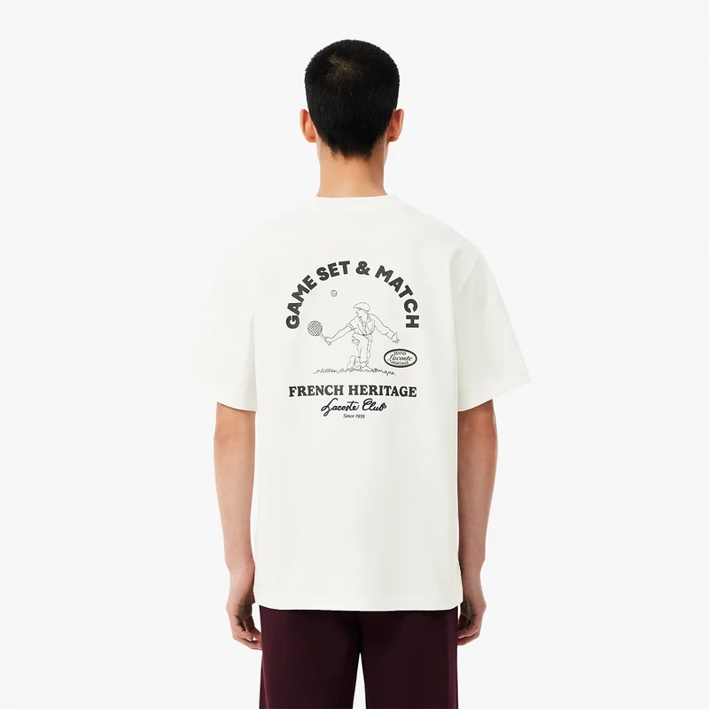 T-SHIRT LACOSTE HERITAGE GRAPHIC
