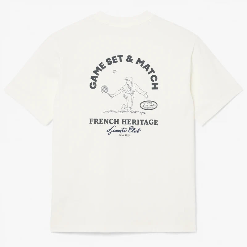 T-SHIRT LACOSTE HERITAGE GRAPHIC
