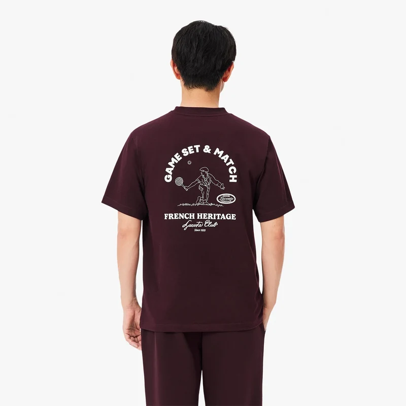 T-SHIRT LACOSTE HERITAGE GRAPHIC