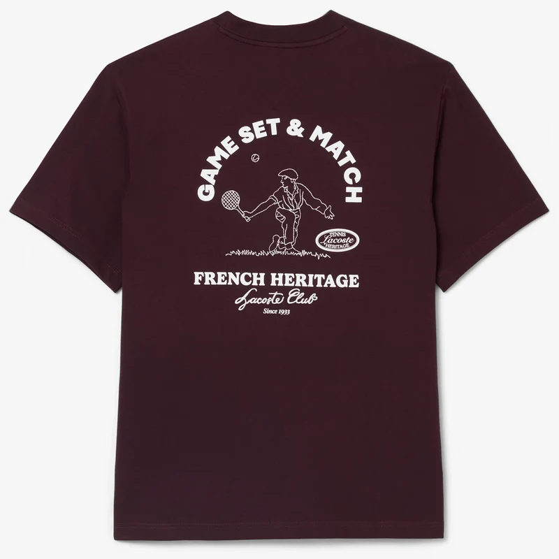 T-SHIRT LACOSTE HERITAGE GRAPHIC