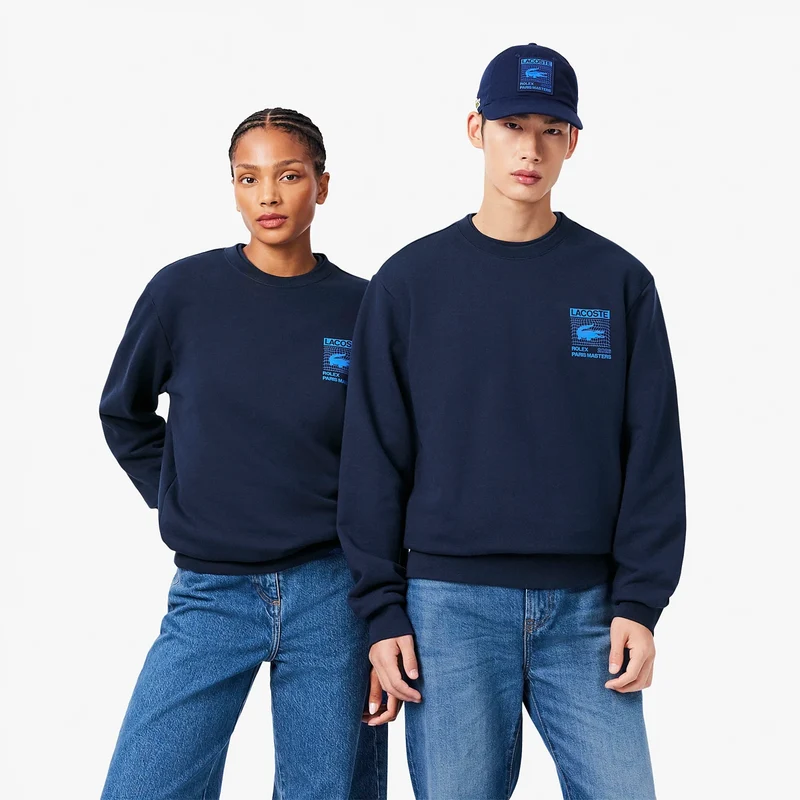 SWEAT LACOSTE ROLEX PARIS MASTERS GRAPHIC