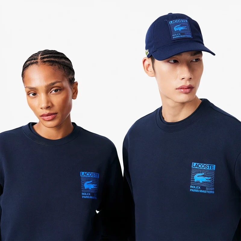 SWEAT LACOSTE ROLEX PARIS MASTERS GRAPHIC