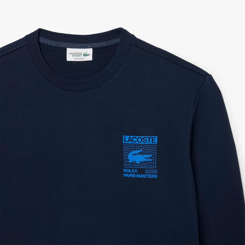 SWEAT LACOSTE ROLEX PARIS MASTERS GRAPHIC